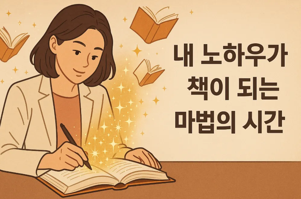 내 노하우가 책이 되는 마법의 시간 표지